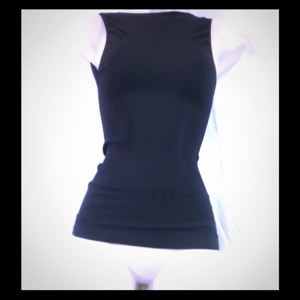 Women’s black tight tank top
